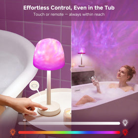 PandaTOP shower lamp remote control for convenient adjustments from anywhere.