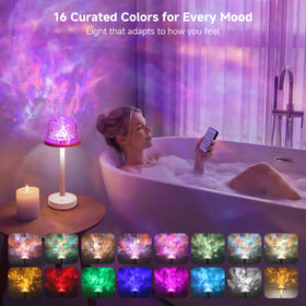 PandaTOP shower lamp touch control for easy operation with wet hands.