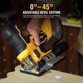 PANDAX cordless jigsaw bevel angles for accurate angled cuts