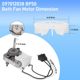 PANDEELS motor plug and wire view highlights quick connection for replacement