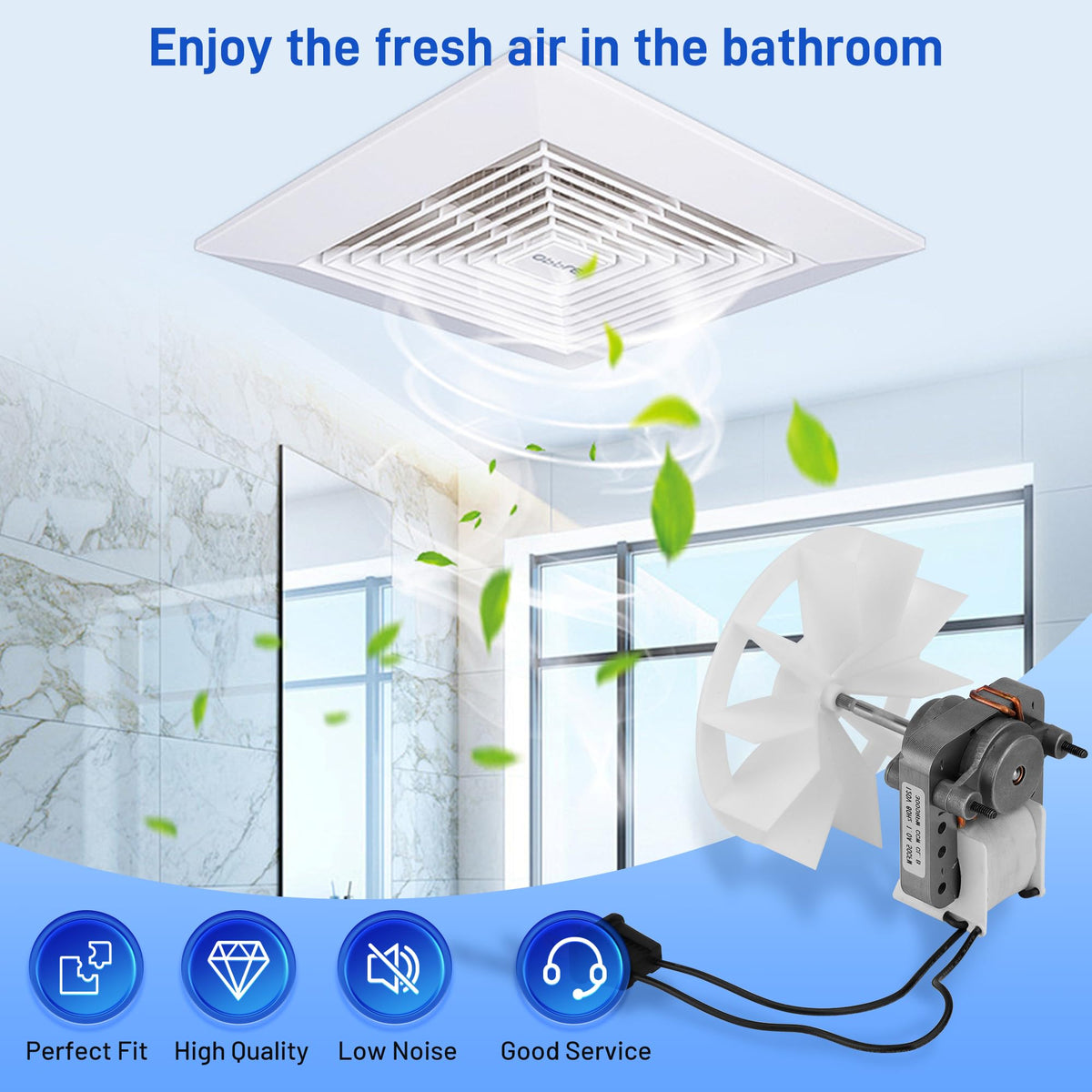 PANDEELS easy installation steps help replace old motor safely
