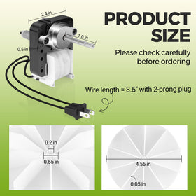 PANDEELS SM550 flat paddle blade assembly improves bathroom airflow.