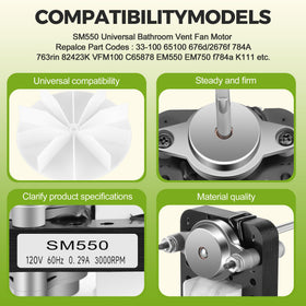 PANDEELS SM550 shaft size 3/16 x 1-3/4 inch fits common replacements.