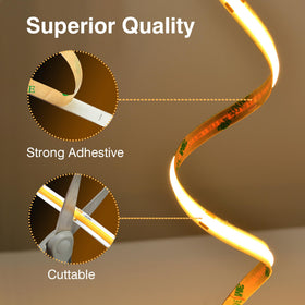 Pandery COB LED Strip kitchen counter task lighting