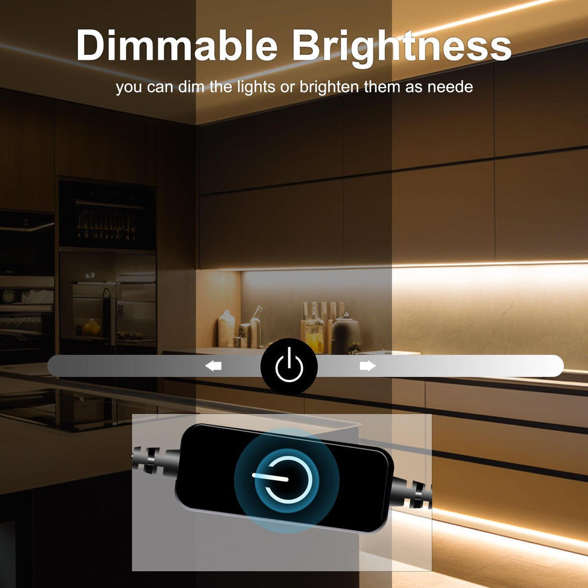 Pandery COB LED Strip TV backlight reduces eye strain