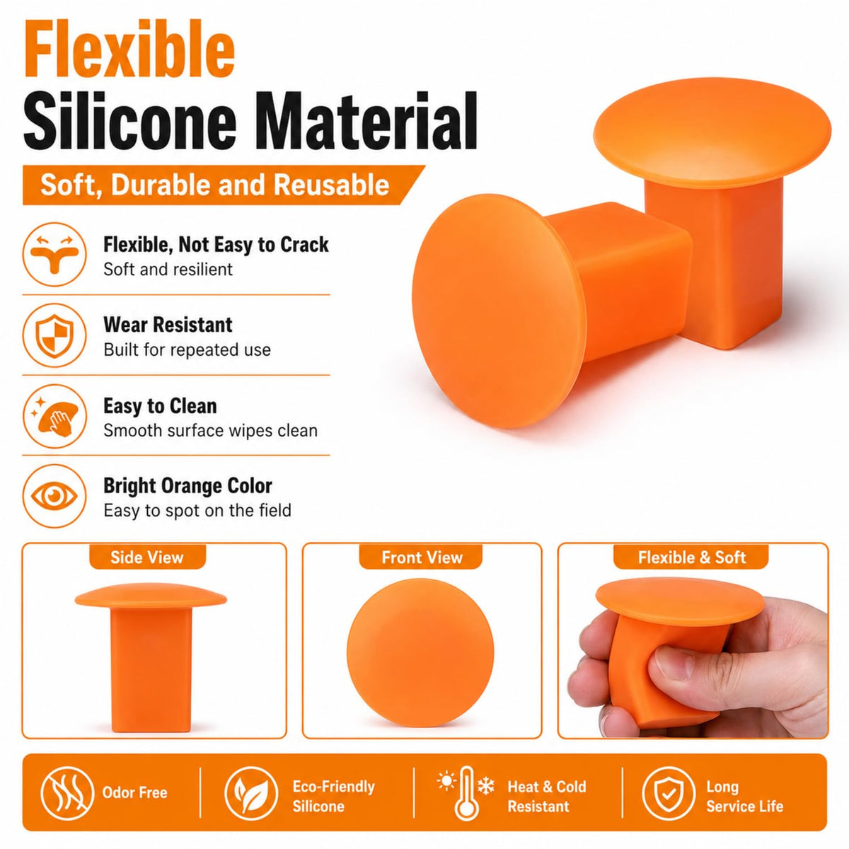 Pangda orange durable seal shown for weather resistance and mud protection