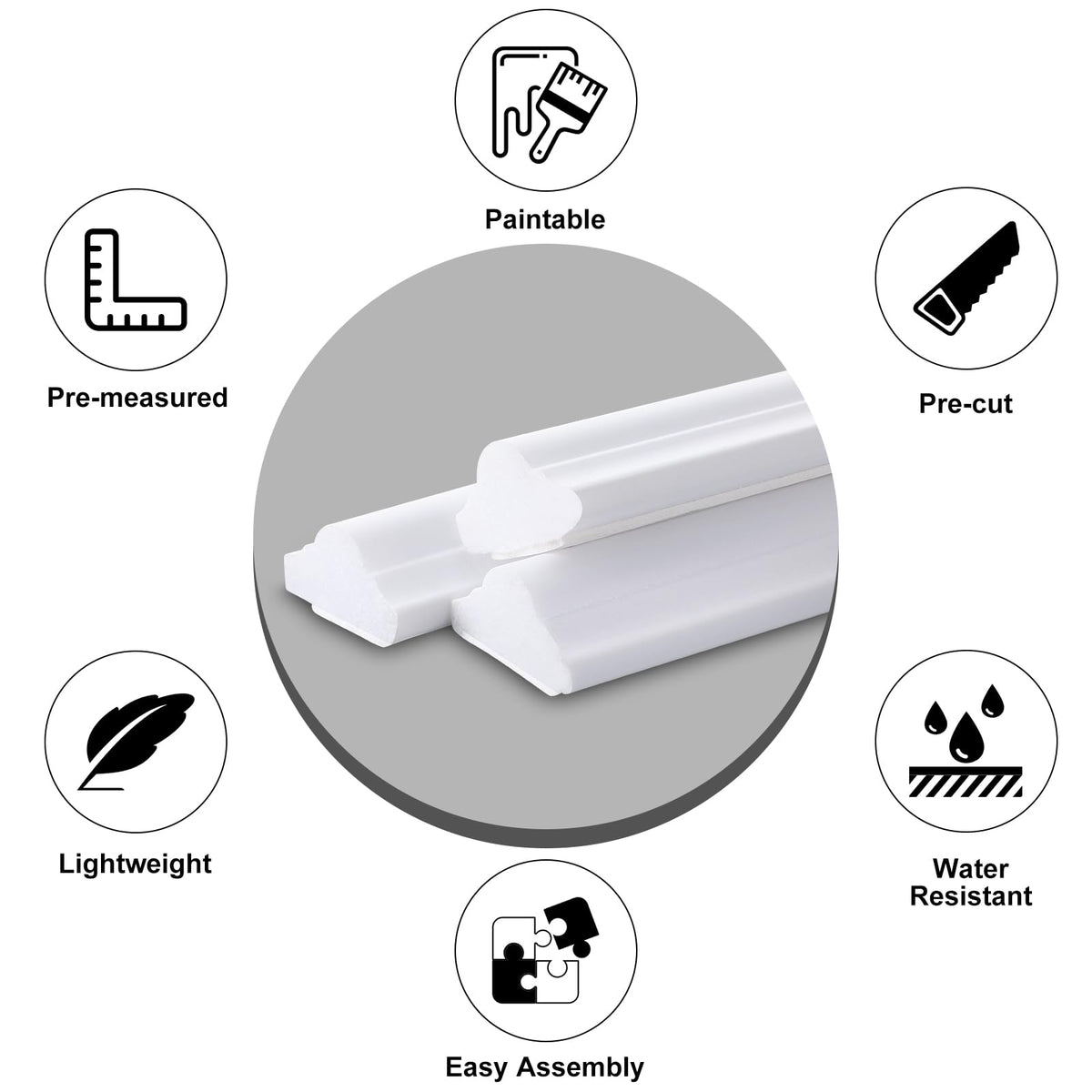 Pangda self-adhesive backings simplify installation for quick wall accents.