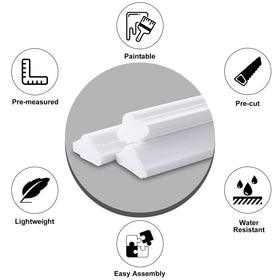 Pangda self-adhesive backings simplify installation for quick wall accents.