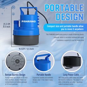 PANRANO 16.4 ft cord and hose adapters enable flexible setups