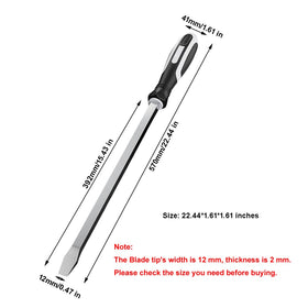 PANSHIYON demolition screwdriver 12 mm flathead blade for precise prying