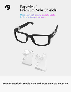 PapaViva side shields for Holbrook XL OO9417 reduce glare and boost protection