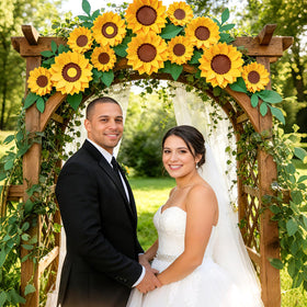 PAPER JAZZ sunflower wall art for bedrooms adds warmth and charm.