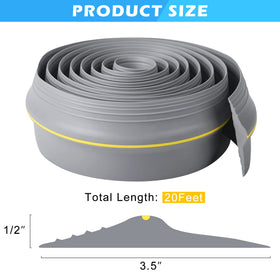 Papillon garage door seal edge closeup shows flexible durability.