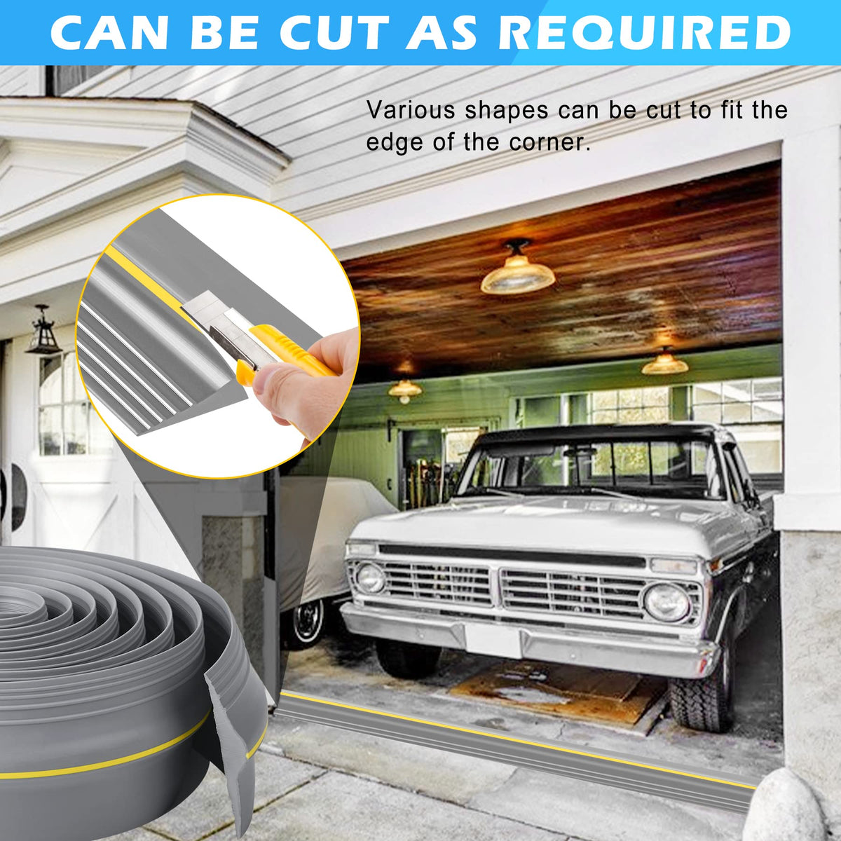 Papillon weatherproof garage entry helps keep interior comfortable.