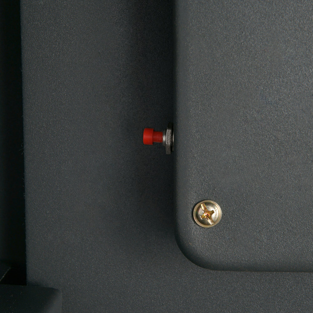 Paragon in-wall safe runs on AA batteries for long life.