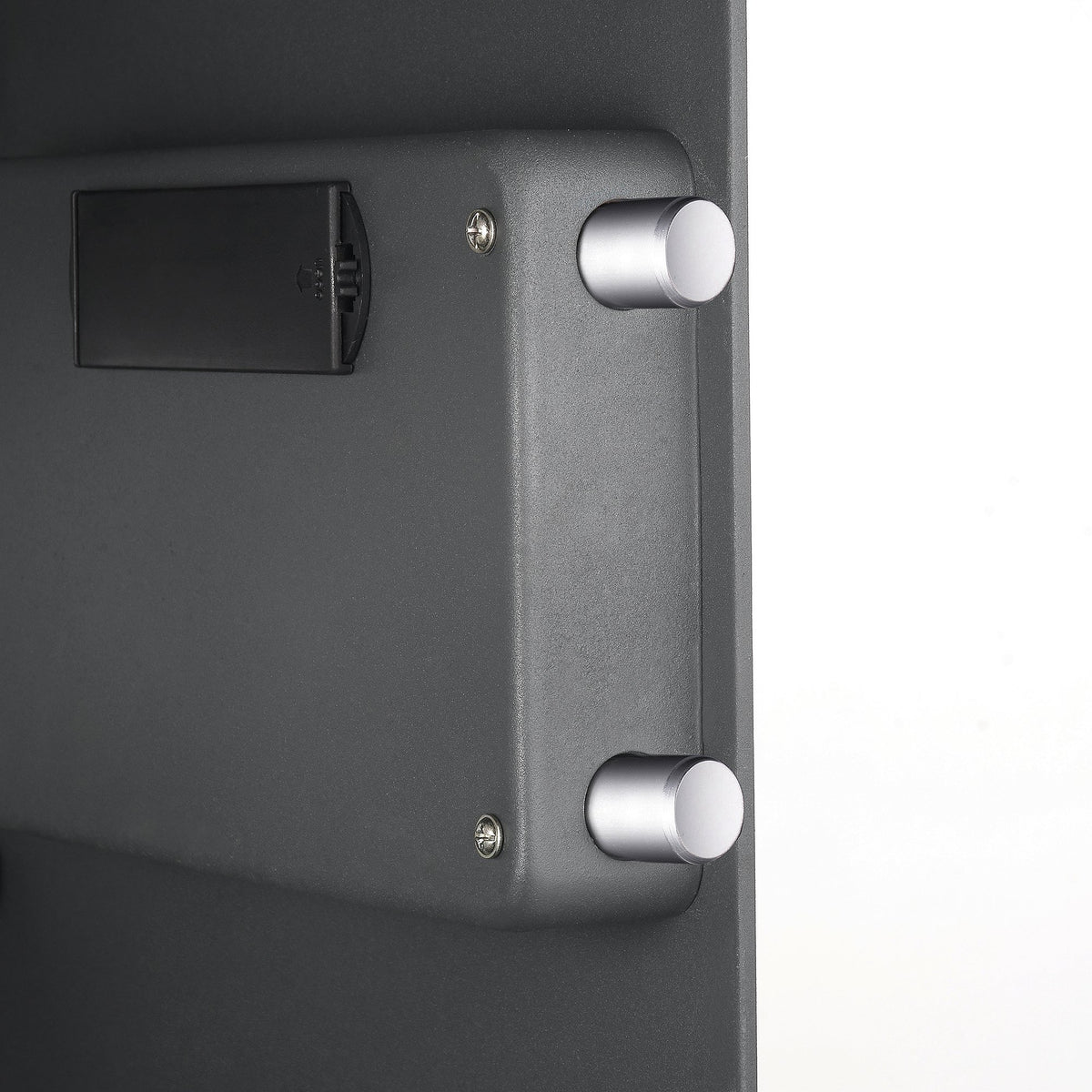 Paragon in-wall safe mounts between wall studs for easy installation.