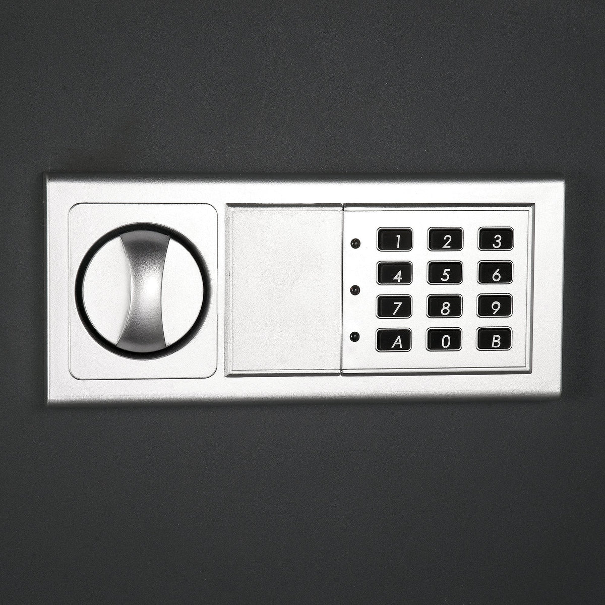 Paragon in-wall safe alarm alerts during incorrect code attempts.