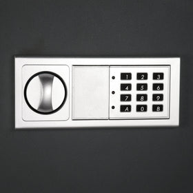 Paragon in-wall safe alarm alerts during incorrect code attempts.