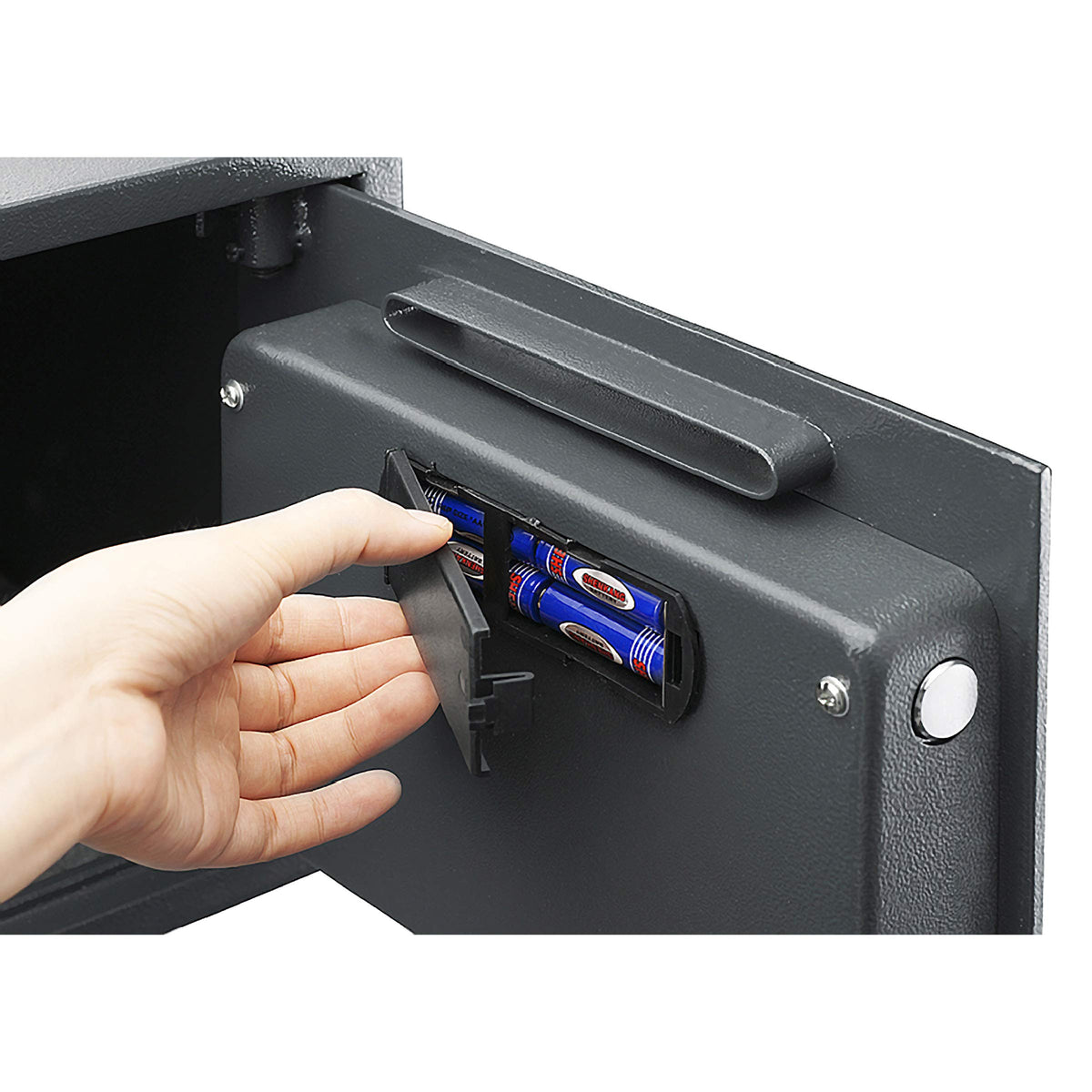 Paragon 7875 automatic lock and alarm deterring tampering