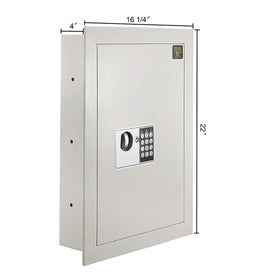 Paragon In-Wall Safe installed between studs for space-saving security