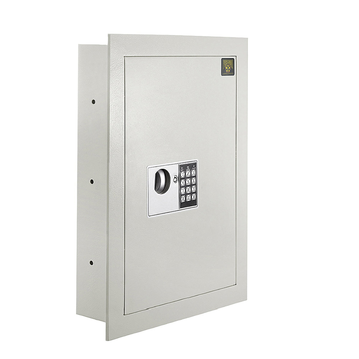 Paragon In-Wall Safe white finish blending with home decor