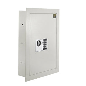 Paragon In-Wall Safe white finish blending with home decor