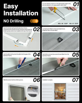 No-drill installation demo with included tools from Paramondo for quick screens.