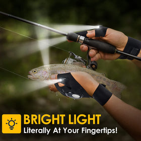 PARIGO lighted gloves fit most hands and stay secure during work.