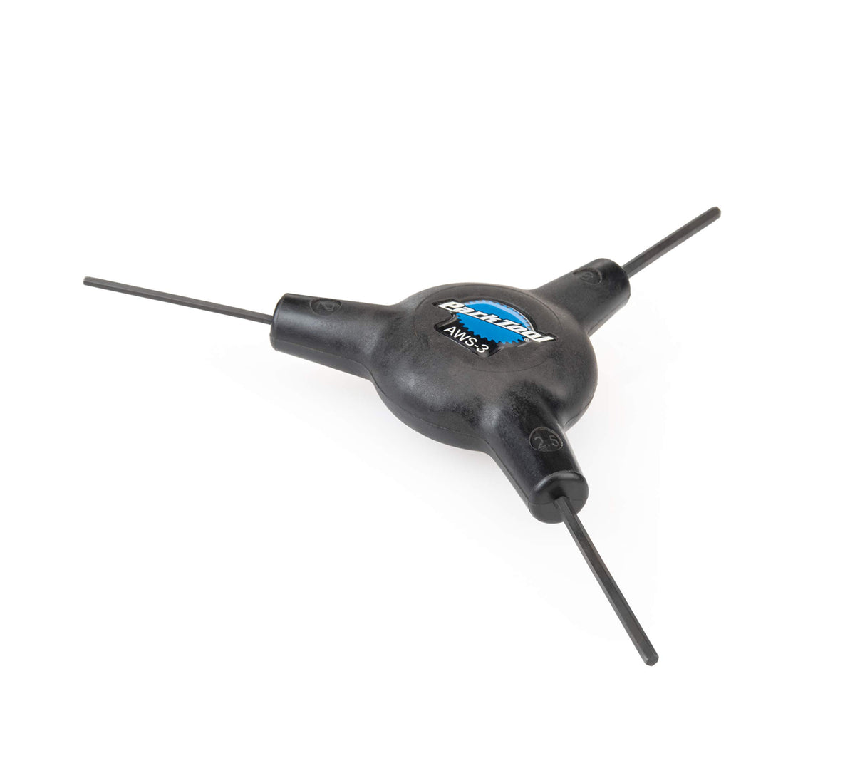Park Tool AWS-3 hex wrenches in rugged steel finish for long-lasting reliability during maintenance.