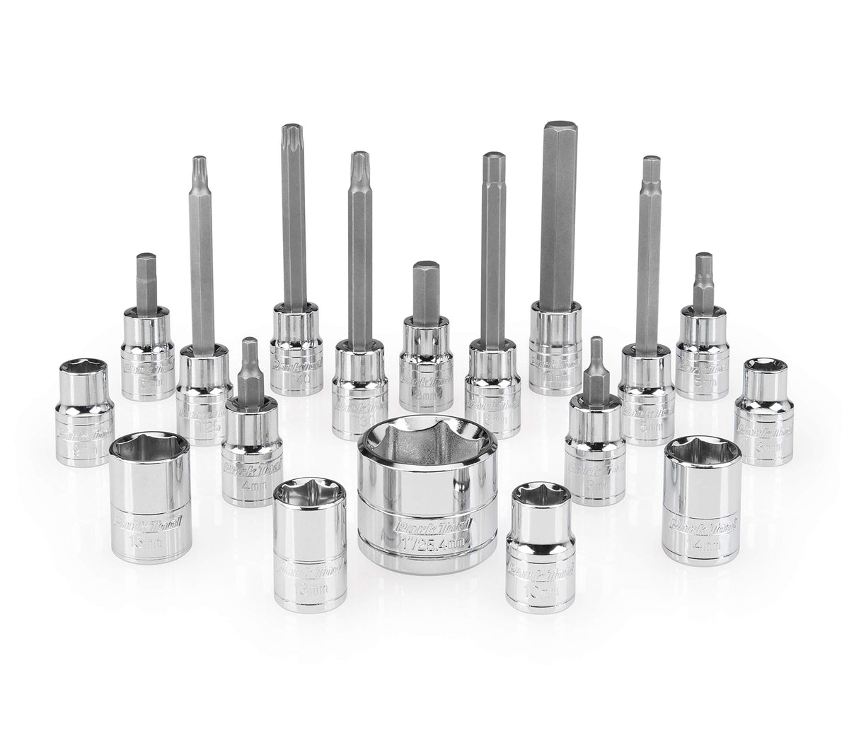 Park Tool SBS-1.2 socket and bit set for bike maintenance with durable chrome vanadium steel