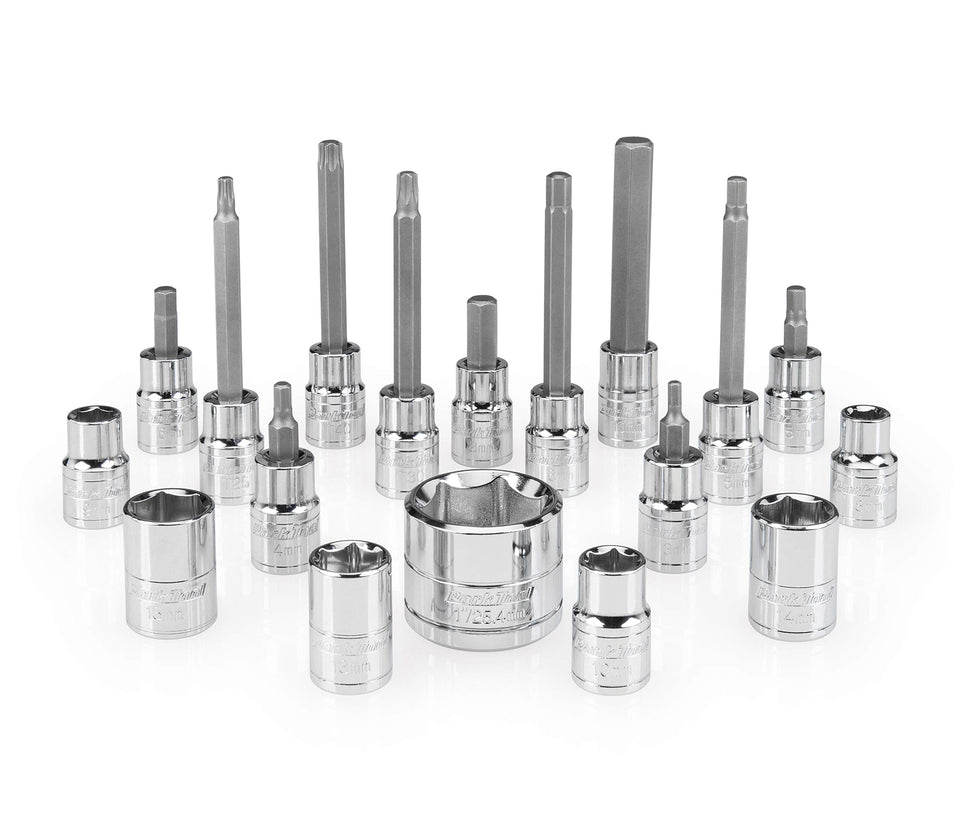 Park Tool SBS-1.2 socket and bit set for bike maintenance with durable chrome vanadium steel