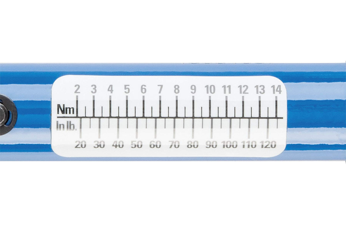 Park Tool TW-5.2 reads left and right threads for versatile maintenance