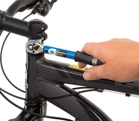 Park Tool TW-5.2 in use on a bike component demonstrates torque control
