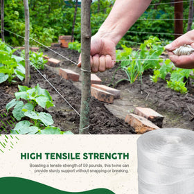 Parkway Tomato Twine 6300 ft ideal for supporting climbing plants and peas.