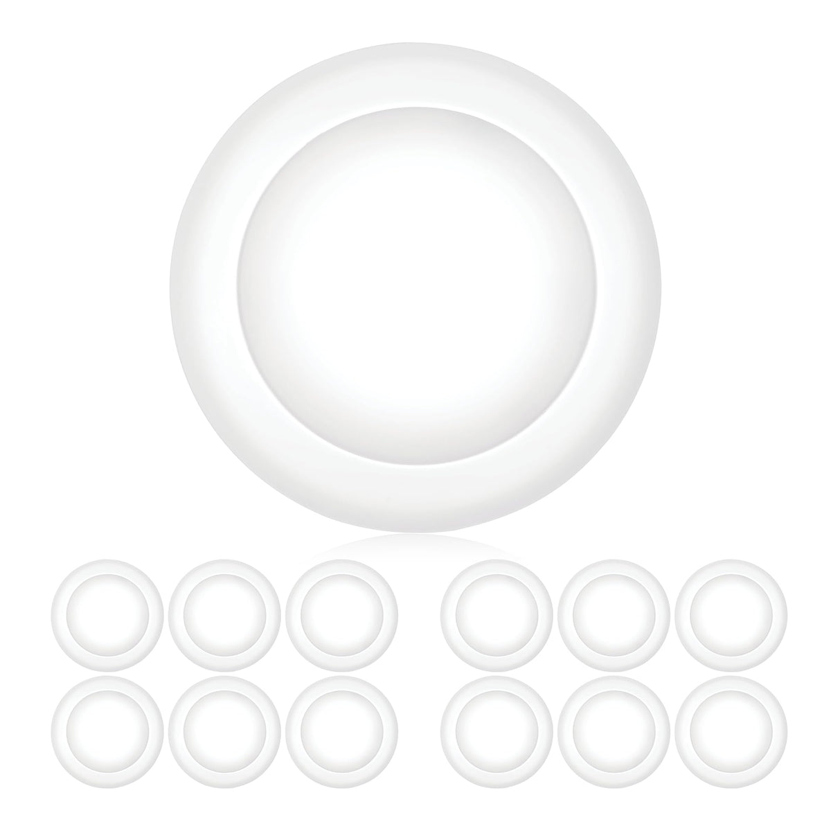 Parmida LED disk light with a 5-6 inch flat profile for a sleek ceiling upgrade.