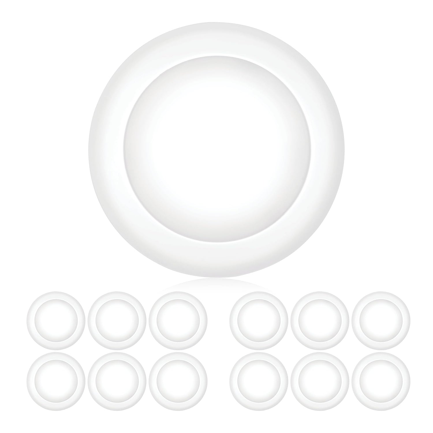 Parmida LED disk light with a 5-6 inch flat profile for a sleek ceiling upgrade.