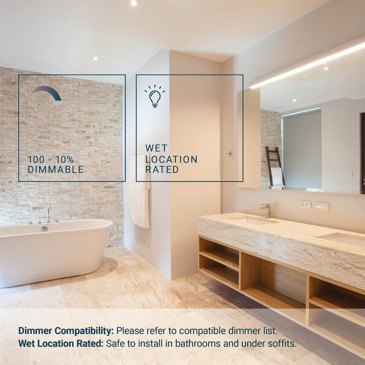 Parmida LED Disk Light dimmable compatibility for flexible lighting