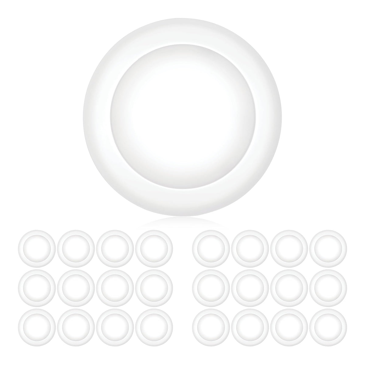 Parmida LED disk light surface-mount installation for a sleek, modern room upgrade