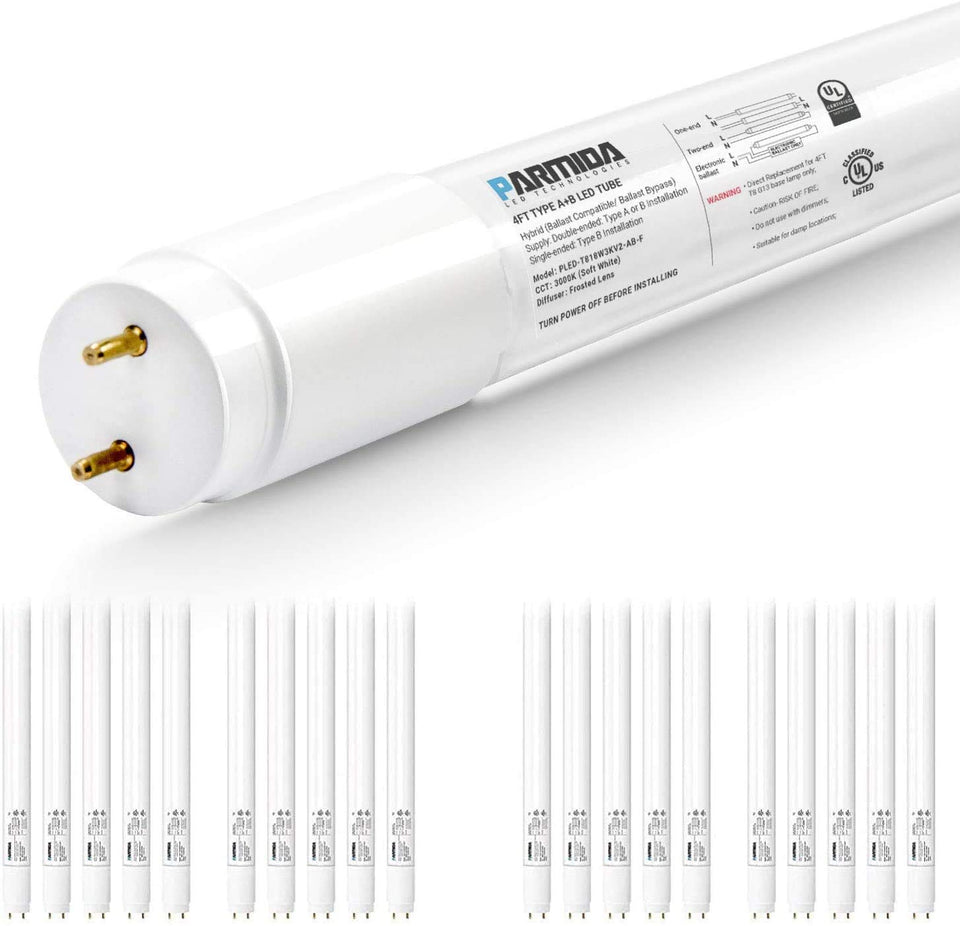 Parmida LED T8 4ft plug-and-play installation for quick retrofit