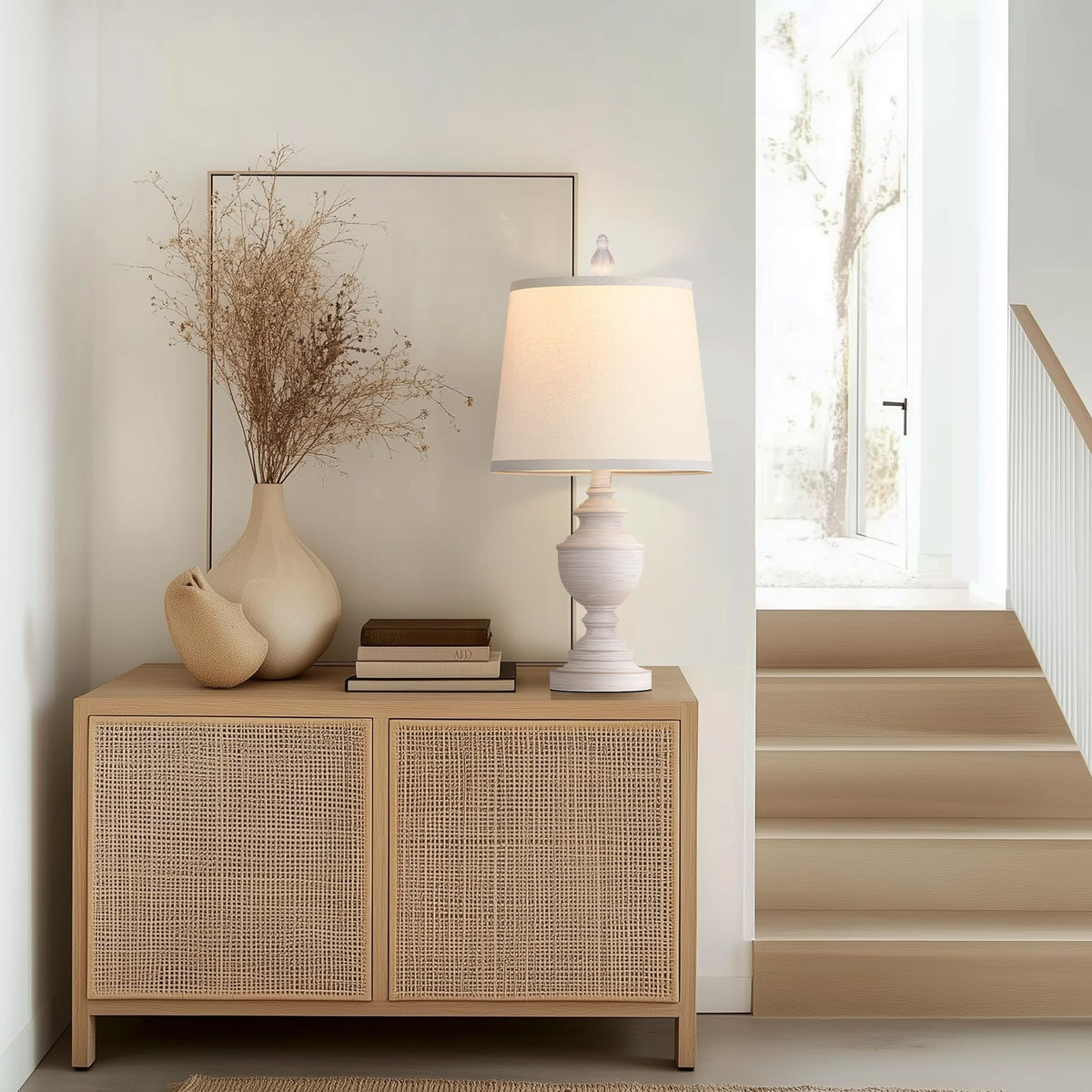 PARTPHONER 22-inch nightstand lamps suited for compact spaces