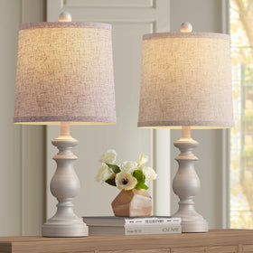 PARTPHONER antique-grey duo suits both traditional and modern decor