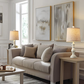 PARTPHONER antique white finish enhances vintage-inspired decor and durability.