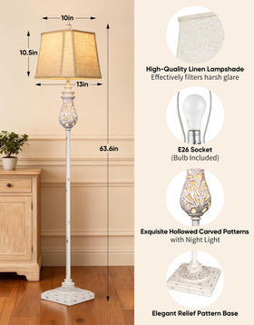 PARTPHONER beige linen shade close-up provides soft, diffused illumination