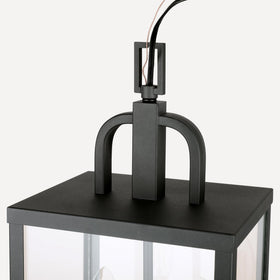 PARTPHONER clear tempered glass shade for maximum illumination at entryways