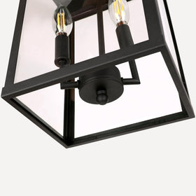 PARTPHONER damp-location rated chandelier withstands outdoor conditions