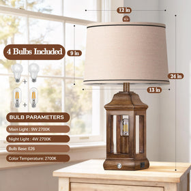 Partphoner dual light sources suitable for nurseries or late-night navigation.