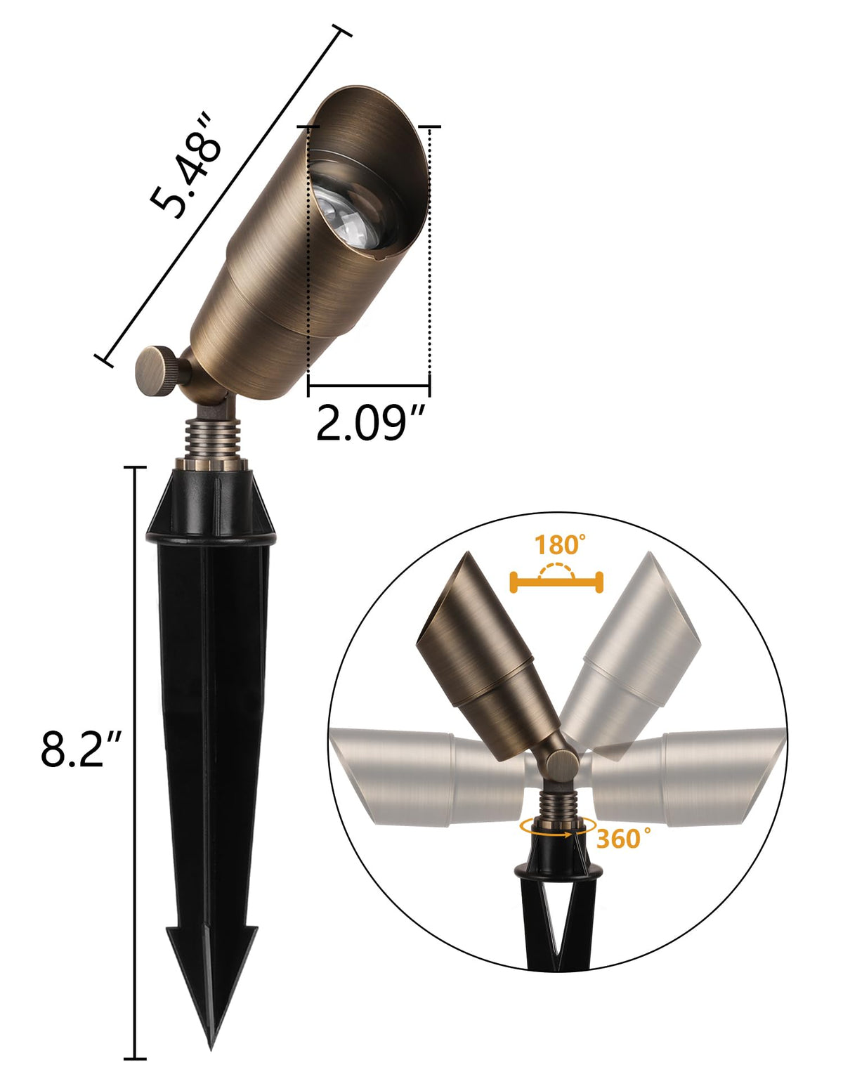 PARTPHONER easy ground-stake installation for quick outdoor setup