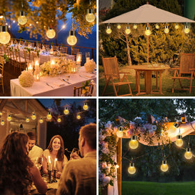 PARTPHONER fence, tree, and umbrella decoration for outdoor events.