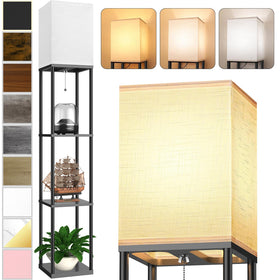 PARTPHONER floor lamp with open top for brighter living spaces