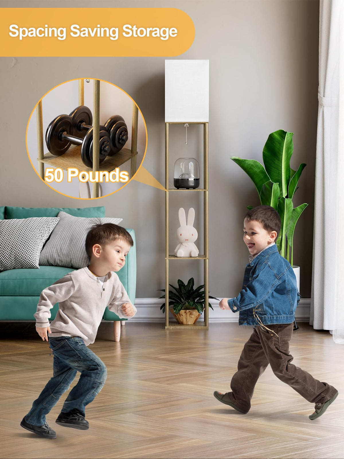 PARTPHONER sturdy frame supports up to 50 lbs